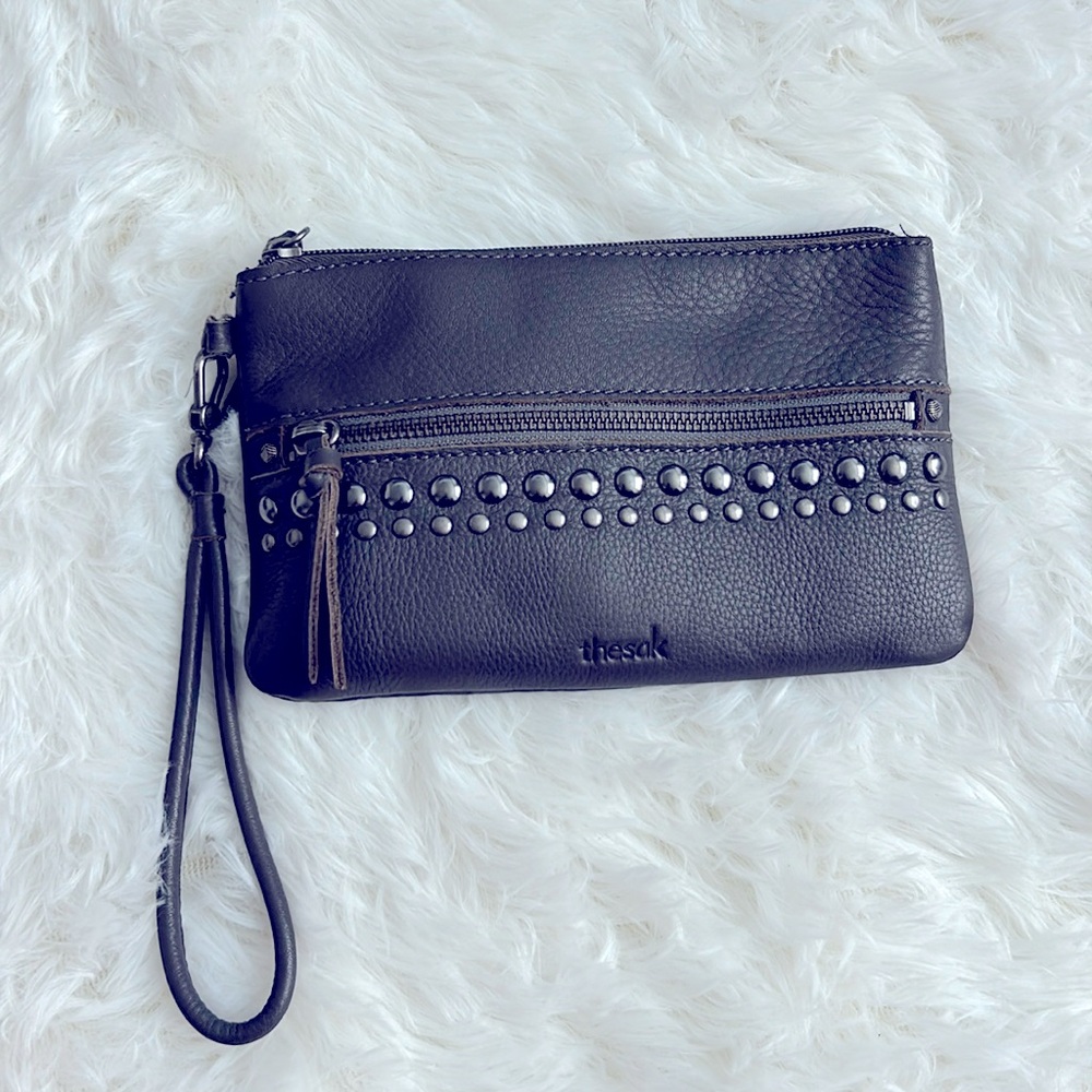 Dark Grey Wristlet with USB chargeable battery